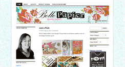 Desktop Screenshot of bellepapier.blogs.splitcoaststampers.com